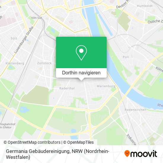 Germania Gebäudereinigung Karte