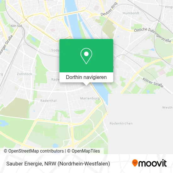 Sauber Energie Karte