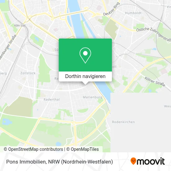 Pons Immobilien Karte