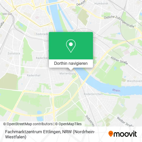 Fachmarktzentrum Ettlingen Karte