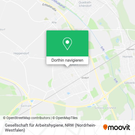 Gesellschaft für Arbeitshygiene Karte