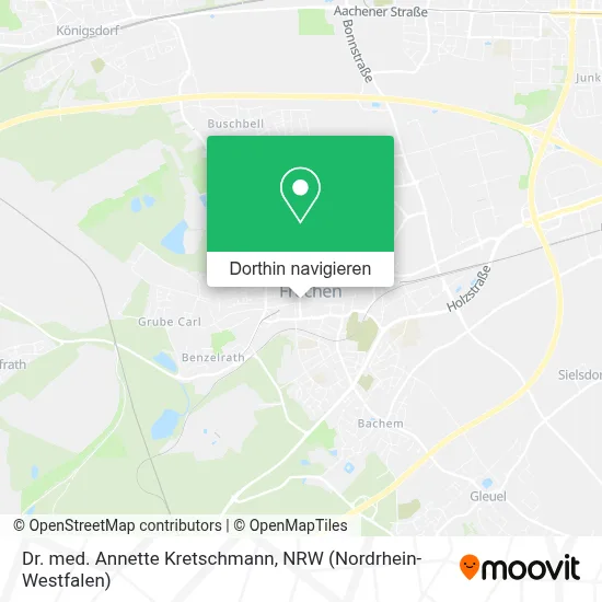 Dr. med. Annette Kretschmann Karte