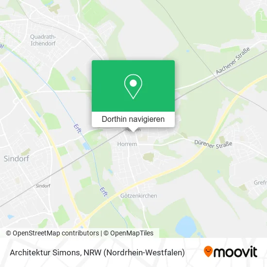 Architektur Simons Karte