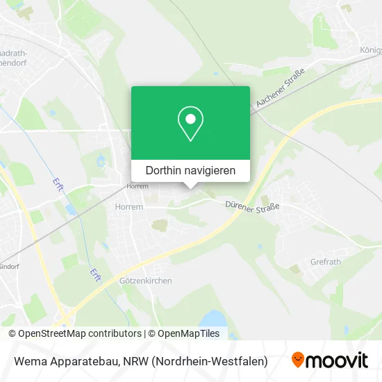 Wema Apparatebau Karte