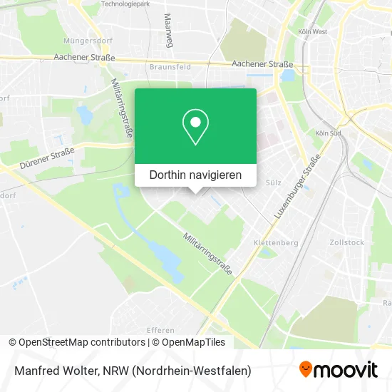 Manfred Wolter Karte