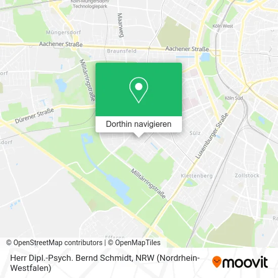 Herr Dipl.-Psych. Bernd Schmidt Karte