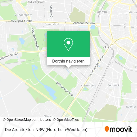 Die Architekten Karte