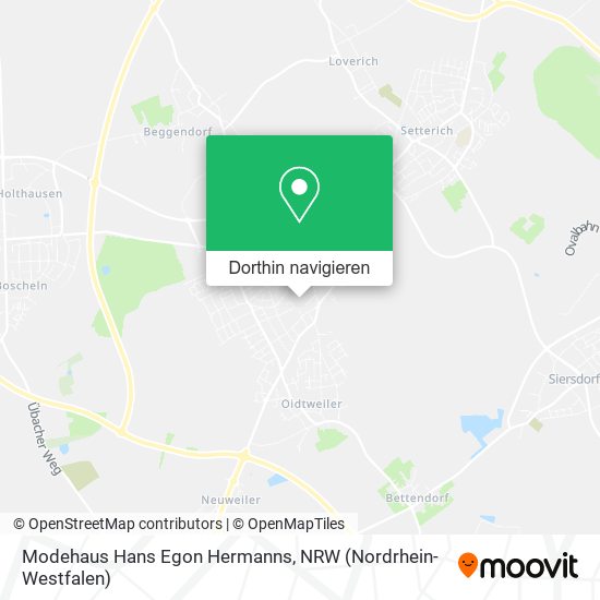 Modehaus Hans Egon Hermanns Karte