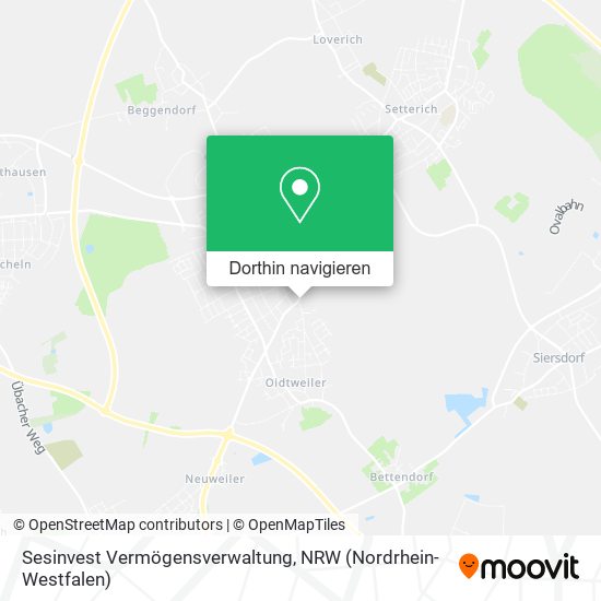 Sesinvest Vermögensverwaltung Karte