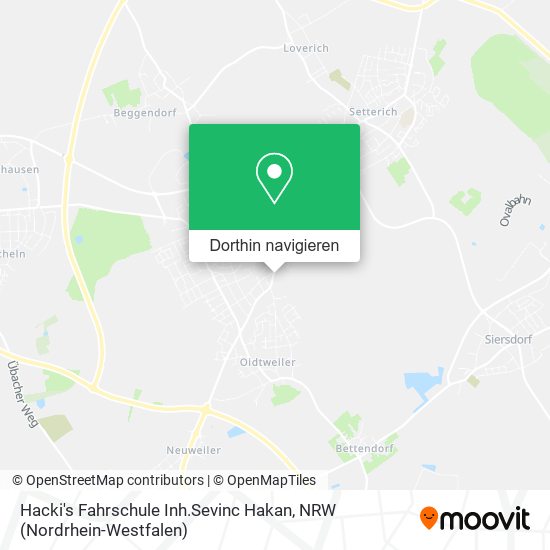 Hacki's Fahrschule Inh.Sevinc Hakan Karte