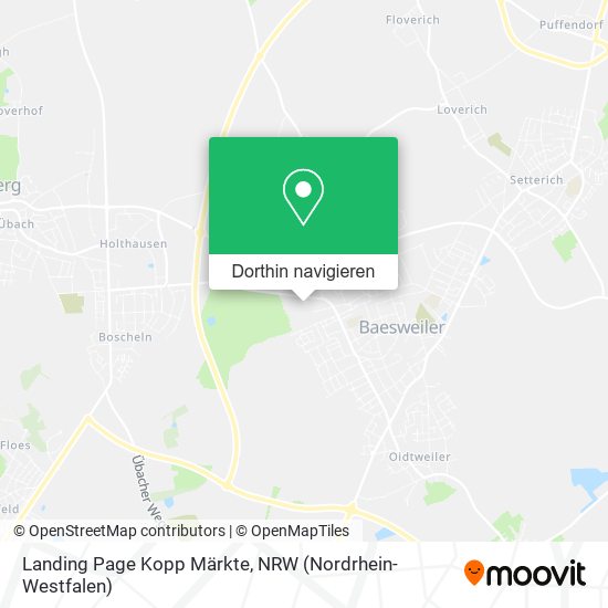Landing Page Kopp Märkte Karte