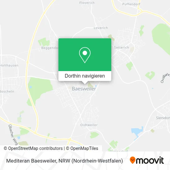 Mediteran Baesweiler Karte