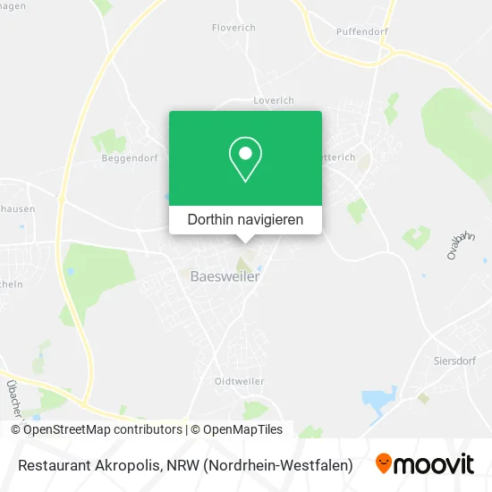 Restaurant Akropolis Karte