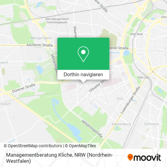 Managementberatung Kliche Karte