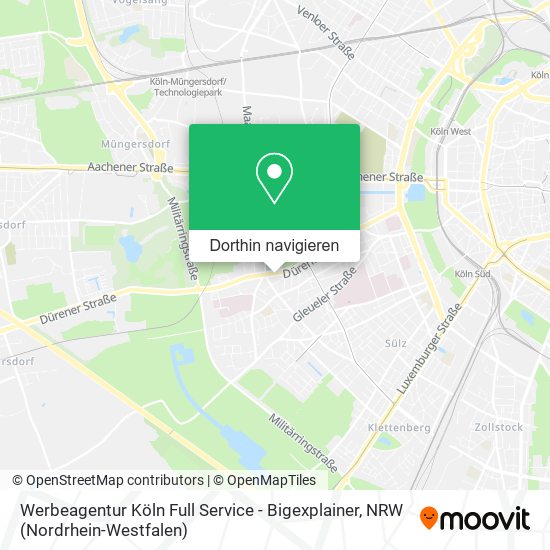 Werbeagentur Köln Full Service - Bigexplainer Karte