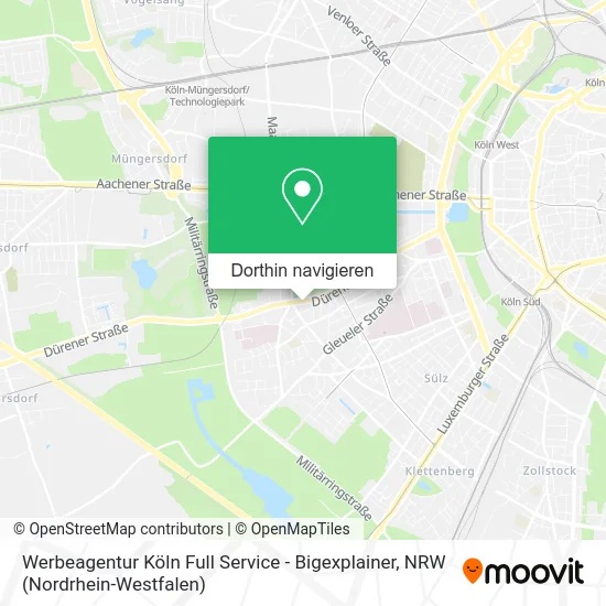 Werbeagentur Köln Full Service - Bigexplainer Karte