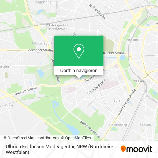 Ulbrich Feldhusen Modeagentur Karte