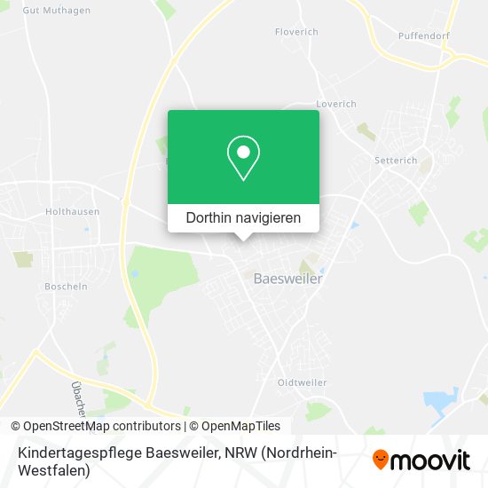 Kindertagespflege Baesweiler Karte