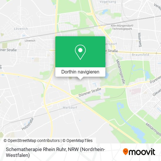 Schematherapie Rhein Ruhr Karte