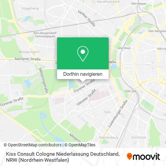 Kiss Consult Cologne Niederlassung Deutschland Karte