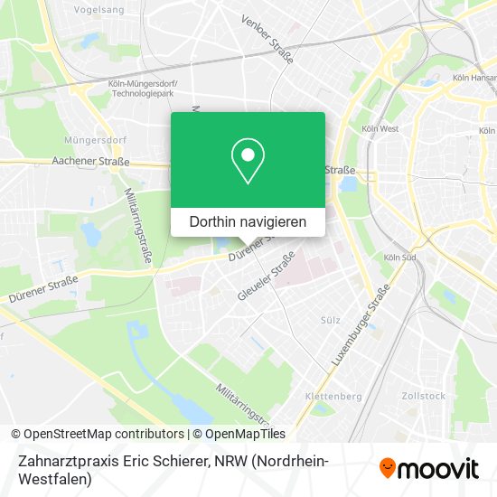 Zahnarztpraxis Eric Schierer Karte