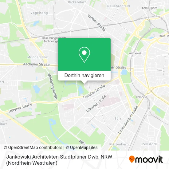Jankowski Architekten Stadtplaner Dwb Karte