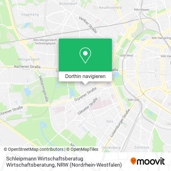 Schleipmann Wirtschaftsberatug Wirtschaftsberatung Karte