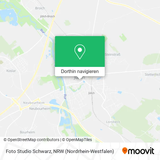 Foto Studio Schwarz Karte