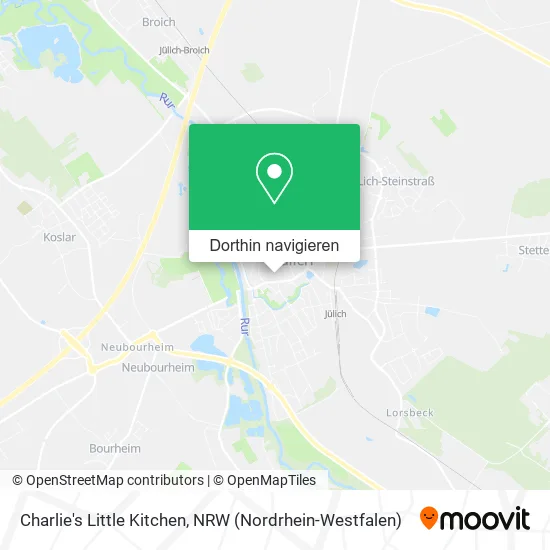 Charlie's Little Kitchen Karte