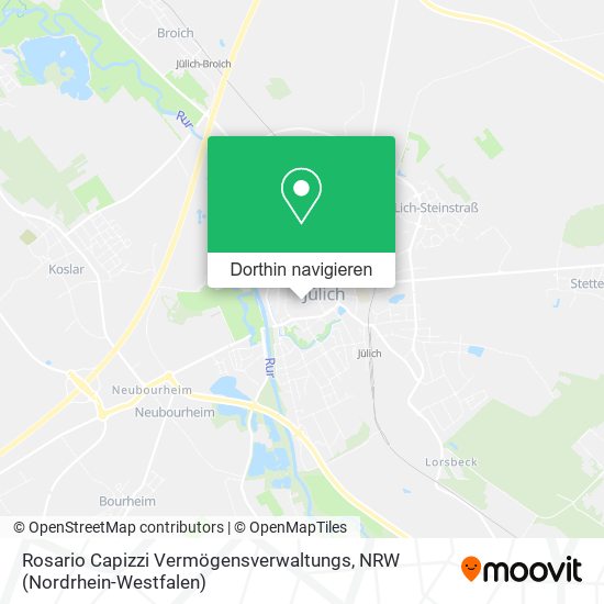 Rosario Capizzi Vermögensverwaltungs Karte