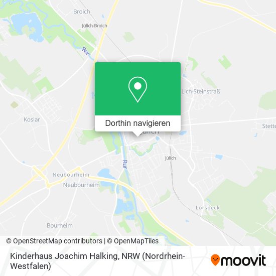 Kinderhaus Joachim Halking Karte