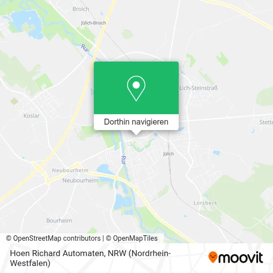 Hoen Richard Automaten Karte