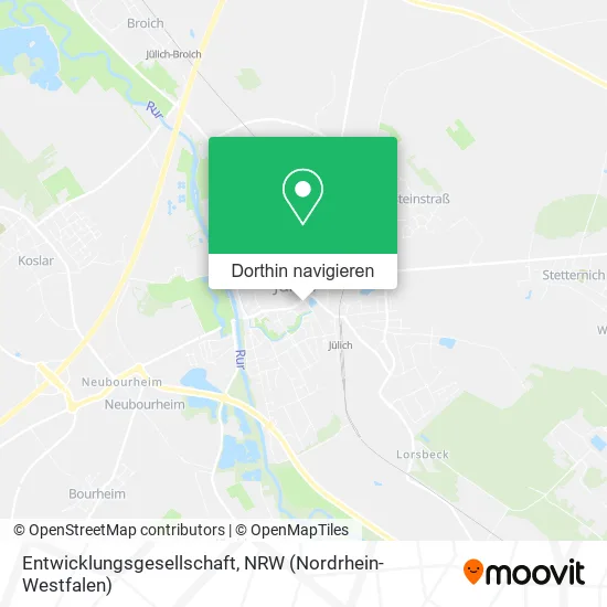 Entwicklungsgesellschaft Karte