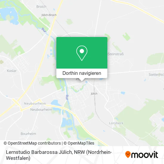 Lernstudio Barbarossa Jülich Karte
