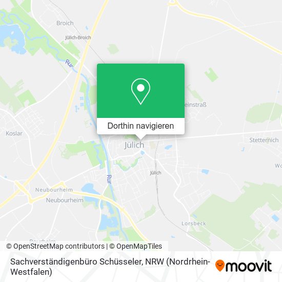 Sachverständigenbüro Schüsseler Karte