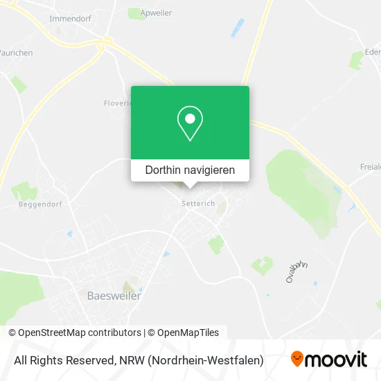 All Rights Reserved Karte