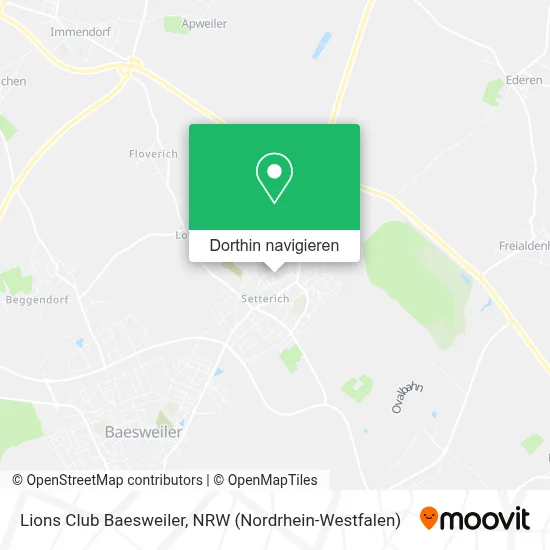Lions Club Baesweiler Karte