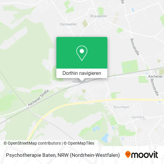 Psychotherapie Baten Karte