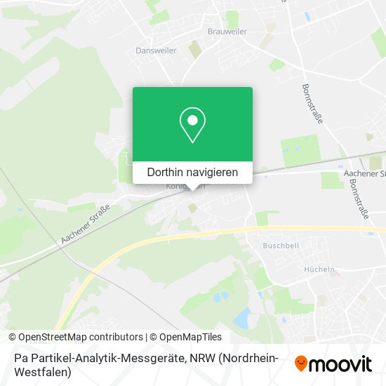 Pa Partikel-Analytik-Messgeräte Karte