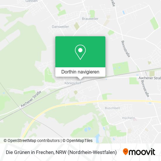 Die Grünen in Frechen Karte