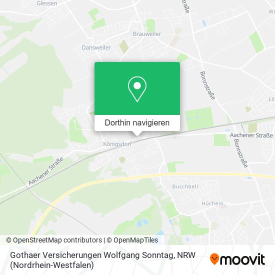 Gothaer Versicherungen Wolfgang Sonntag Karte