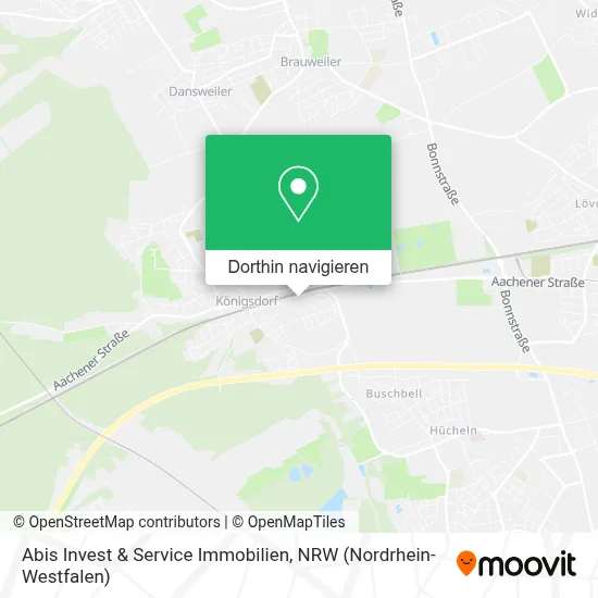 Abis Invest & Service Immobilien Karte