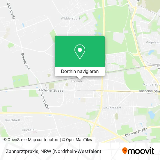 Zahnarztpraxis Karte