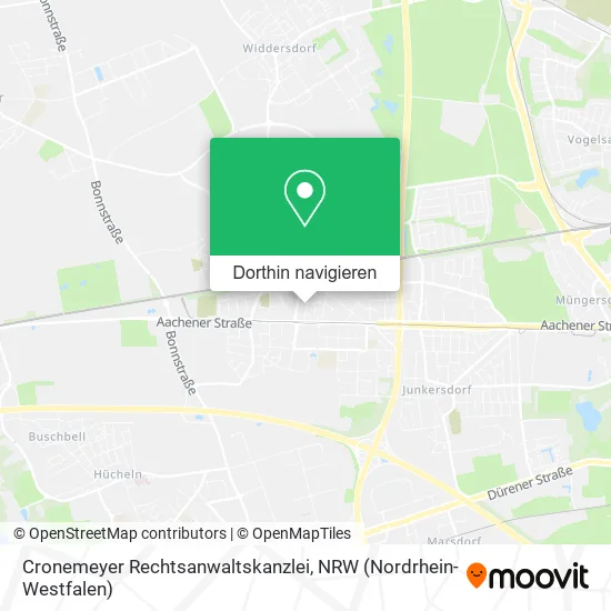 Cronemeyer Rechtsanwaltskanzlei Karte