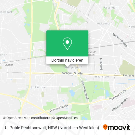 U. Pohle Rechtsanwalt Karte