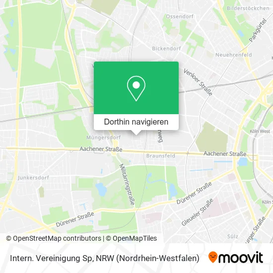 Intern. Vereinigung Sp Karte