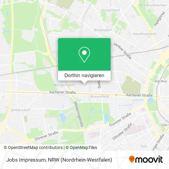 Jobs Impressum Karte