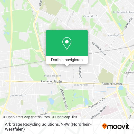 Arbitrage Recycling Solutions Karte