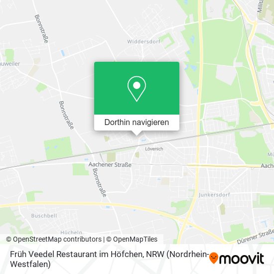 Früh Veedel Restaurant im Höfchen Karte