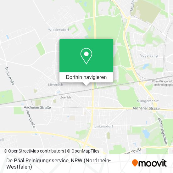De Pääl Reinigungsservice Karte